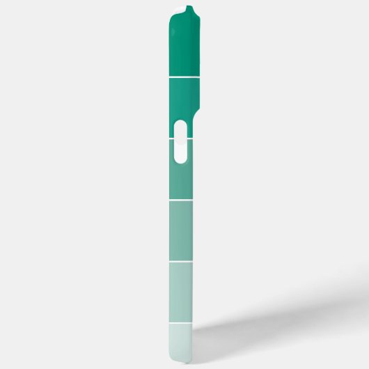 Emerald Green Ombré Stripes Case-Mate iPhone Case (Achterkant / Rechts)