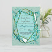 Emerald green op een beeldhouwtextuur die de achte kaart (Staand voorkant)