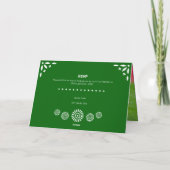 Emerald Green Papel Picado Mis Quince Años (Achterkant)