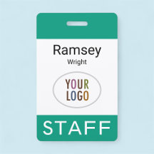 Emerald Green Personeelsnaam Badge Clip Reel Lanya