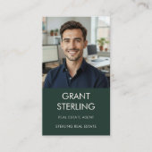 Emerald Green Photo Real Estate Realtor Visitekaartje (Voorkant)