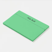 Emerald Green Plain Business Post-it® Notes (Schuin)