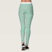 Emerald Green Polka Dot Leggings (Achterkant)