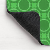 Emerald Green Quirky Charm Mousepad Muismat (Hoek)