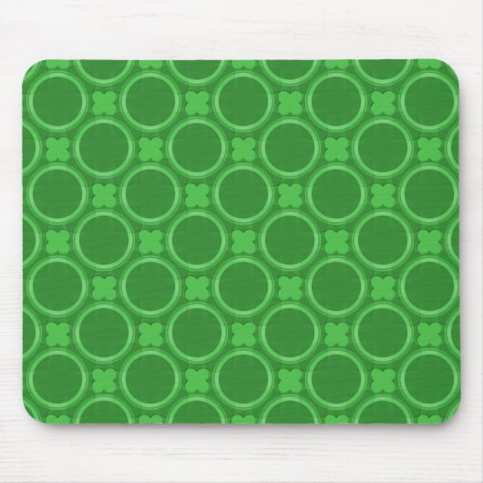 Emerald Green Quirky Charm Mousepad Muismat (Voorkant)