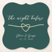 Emerald Green Repetitie Diner Onderzetter (Voorkant)