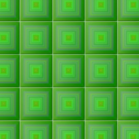 Emerald Green (Retro Keuken en Badkamer) Plein Tegeltje