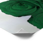 Emerald Green Roos 6 Table Wedding Seating Chart Poster (Hoek)