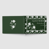 Emerald Green Roos Wedding Guest Book Gastenboek (Volledig)