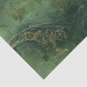 Emerald Green rustieke Steampunk klok (10) Tissuepapier (Detail)