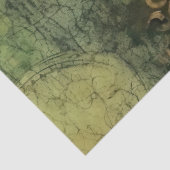 Emerald Green rustieke Steampunk klok (11) Tissuepapier (Detail)