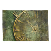 Emerald Green rustieke Steampunk klok (12) Kussensloop (Achterkant-Rechts)