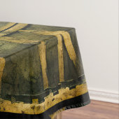 Emerald Green rustieke Steampunk klok (12) Tafelkleed (Voorbeeld)