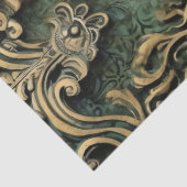 Emerald Green rustieke Steampunk klok (1) Tissuepapier (Detail)