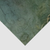 Emerald Green rustieke Steampunk klok (2) Tissuepapier (Detail)