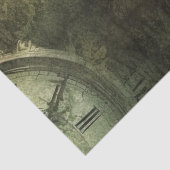 Emerald Green rustieke Steampunk klok (9) Tissuepapier (Detail)