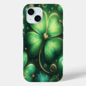 Emerald Green Shamrock hoesjes (Achterkant)