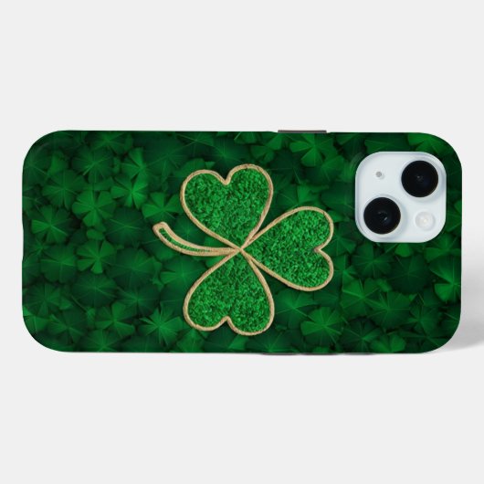 Emerald Green Shamrock hoesjes (Achterkant (horizontaal))