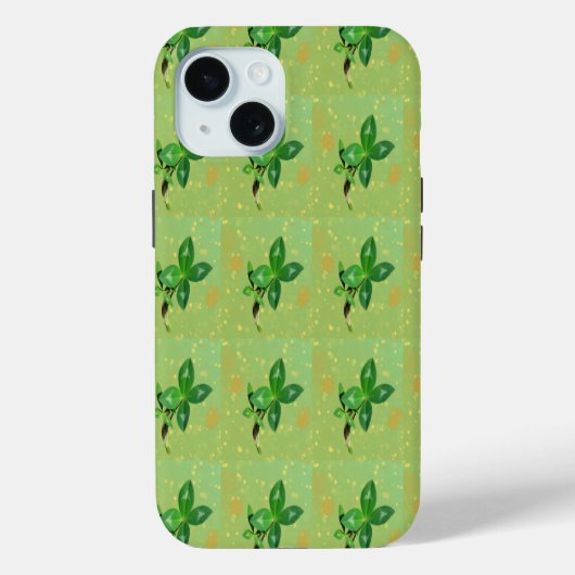 Emerald Green Shamrock hoesjes (Achterkant)