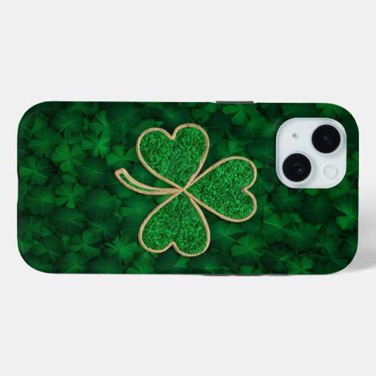 Emerald Green Shamrock hoesjes (Achterkant (horizontaal))