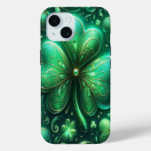 Emerald Green Shamrock hoesjes (Achterkant)