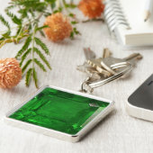 Emerald Green Sleutelhanger (Zijkant)