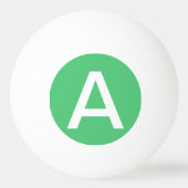Emerald Green Solid Color Pingpongbal (Voorkant)