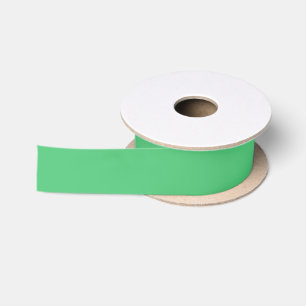 Emerald Green Solid Color Satijnen Lint