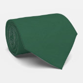 Emerald Green Solid Texture Stropdas (Opgerold)