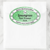 Emerald Green Sparkle Glitter Product Labels Logo (Tas)