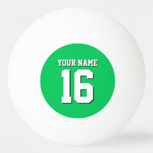 Emerald Green Sports Jersey Team Jersey Pingpongbal