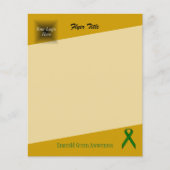 Emerald Green Standard Ribbon door Kenneth Yoncich Flyer (Voorkant)