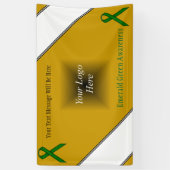 Emerald Green Standard Ribbon door Kenneth Yoncich Spandoek (Verticaal)