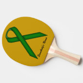 Emerald Green Standard Ribbon door Kenneth Yoncich Tafeltennisbatje (Zijkant)