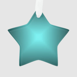 Emerald Green Star>kerstversiering Ornament