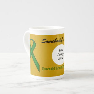 Emerald Green Stnd Ribbon Tmpl van Kenneth Yoncich Porselein Kop