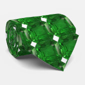 Emerald Green Stropdas (Opgerold)