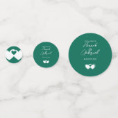 Emerald Green Table Confetti (Voorkanten)