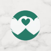 Emerald Green Table Confetti (Kleine voorkant)