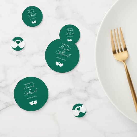 Emerald Green Table Confetti (Groep)