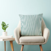 Emerald Green Ticking Stripe Cushion Kussen (Stoel)