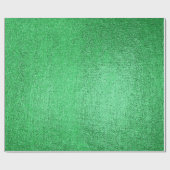 Emerald Green Tropica Intense Paint Linen Metallic Cadeaupapier (Vlak)