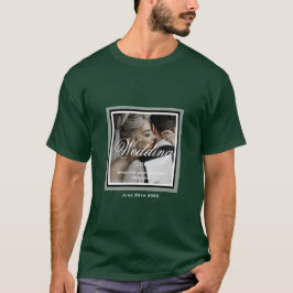Emerald green  trouwfoto t-shirt