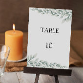 Emerald Green Trouwtafel Kaarten Sjabloon