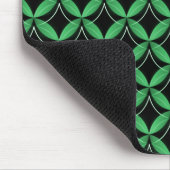 Emerald Green Uptown Glam Mousepad Muismat (Hoek)