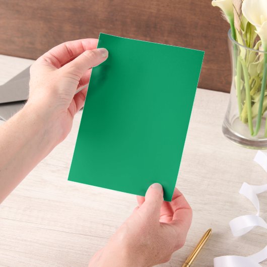 Emerald Green Vellum Overlay Sheet –  Uitnodigingen (Draagbaar)