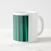 Emerald Green Velvet Drapes Opulent Jewel Tones Grote Koffiekop (Voorkant rechts)