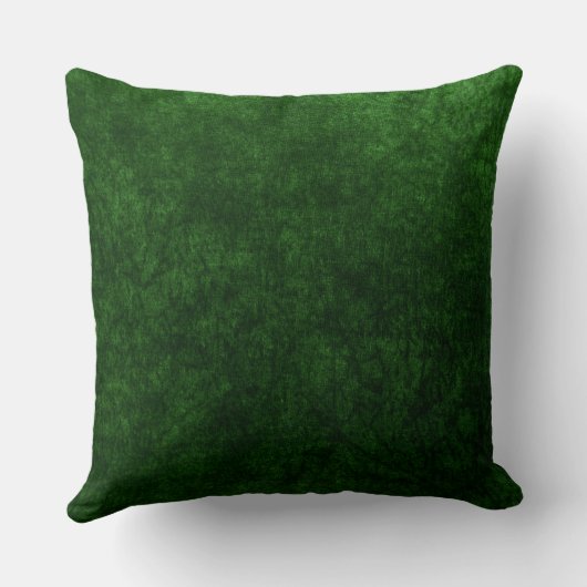 emerald green velvet textuur print kussen (Achterkant)