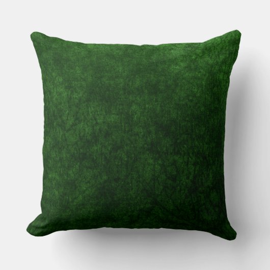 emerald green velvet textuur print kussen (Voorkant)