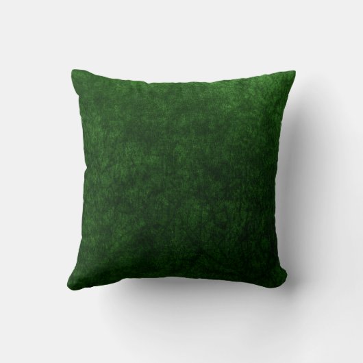 emerald green velvet textuur print kussen (Achterkant)